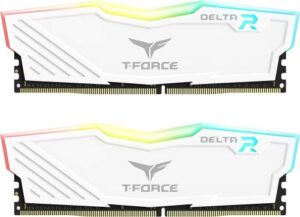 رام TEAMGROUP T-Force Delta RGB DDR4 16GB 3200MHz White