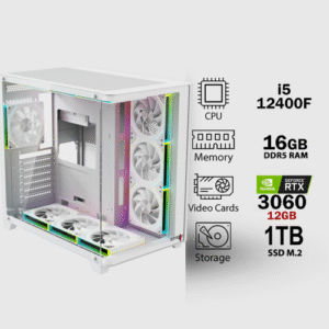 تجميعة متوسطة كاش GForce RTX 4060 معالج i5-12400F