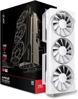 كرت شاشة XFX Swift AMD Radeon RX 9070 OC White 16GB