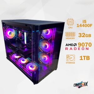 تجميعة إحترافية اقساط كرت شاشة AMD 9070 معالج i5-14400F