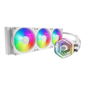 مبرد CoolerMaster MasterLiquid 360 Atmos ARGB Water Cooling White