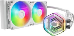 مبرد CoolerMaster MasterLiquid 240 Atmos ARGB Close-Loop AIO White