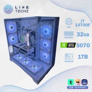 تجميعة إحترافية تقسيط كرت شاشة GForce RTX 5070 معالج i7-14700F